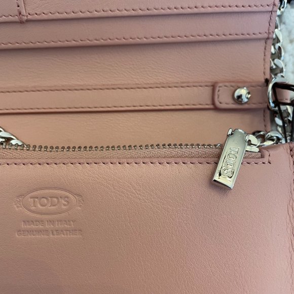 Tod'S  Double T Mini Leather Cross Body Bag - Picture 5 of 7